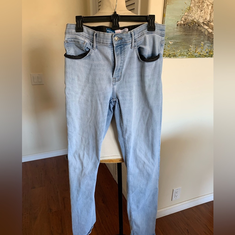 Old Navy Men's Slim Jeans in Light Blue
